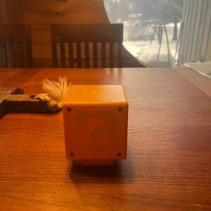 Nintendo Orange Question Block Audio Device and light (rechargeable)